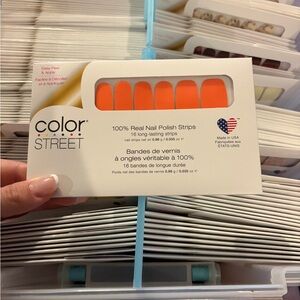 Color Street Lean Mean Tangerine